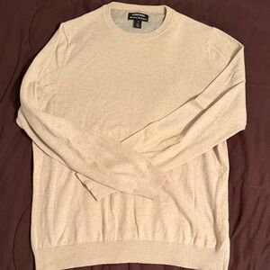 Nordstrom Men's Beige Crewneck Sweater